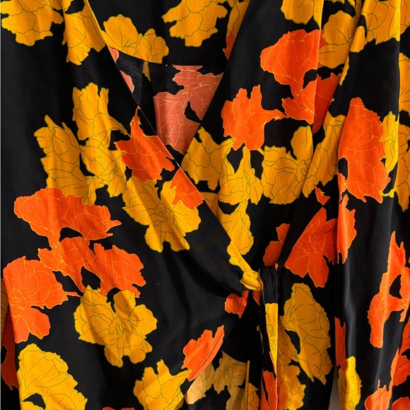 Top Shop Floral Blouse size 8 like new - Picture 5 of 11